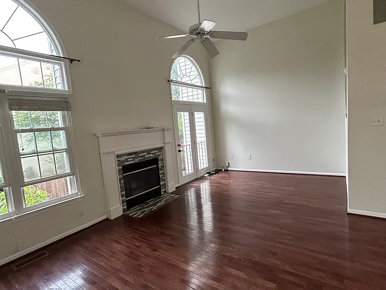 Side view of the living room