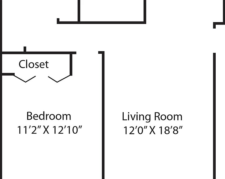1 Bedroom, 1 Bathroom 1 Bedroom, 1 Bathroom