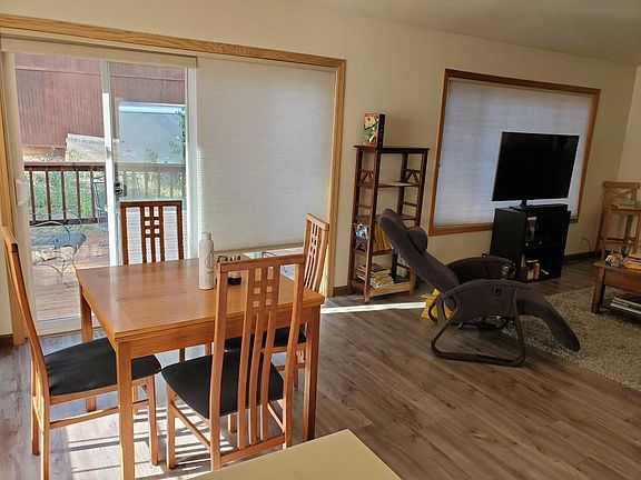 Dining room/Front room with side access to porch.