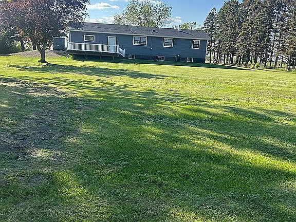 Large yard. 
