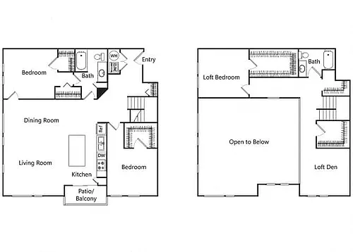 Floor plan C03LD Loft/Den