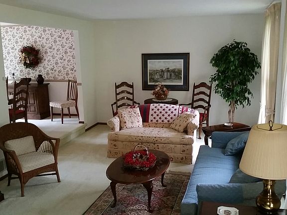 sunken living room