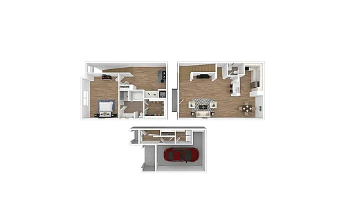 Floor plan Meridian - Renovated