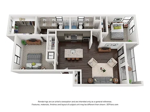 Floor plan The Greenlake