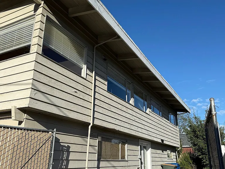 Gated parking or third patio