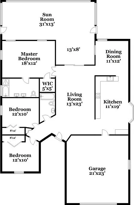 3 bed, 2.0 bath, 1560 sqft, $2,525 — Photo 2
