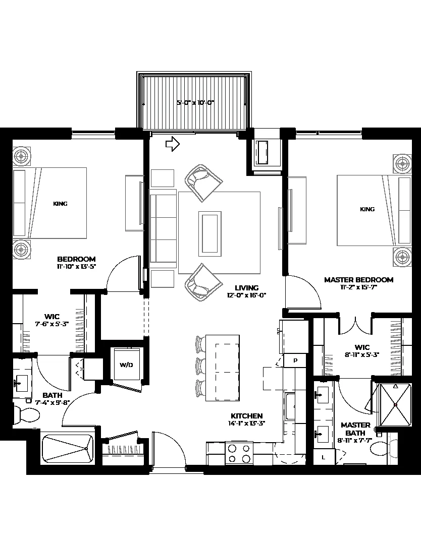 Floor plan Juniper (B1)