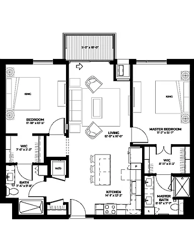 Floor plan Juniper (B1)