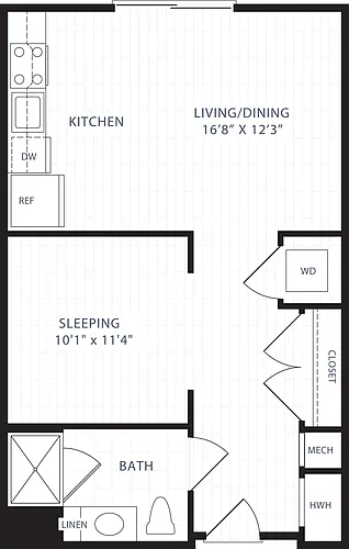 Floor plan S1ES