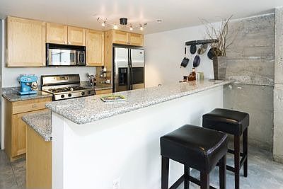 Kitchen and bar