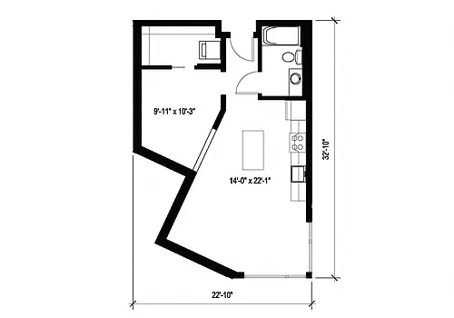Floor plan Executive Studio B14