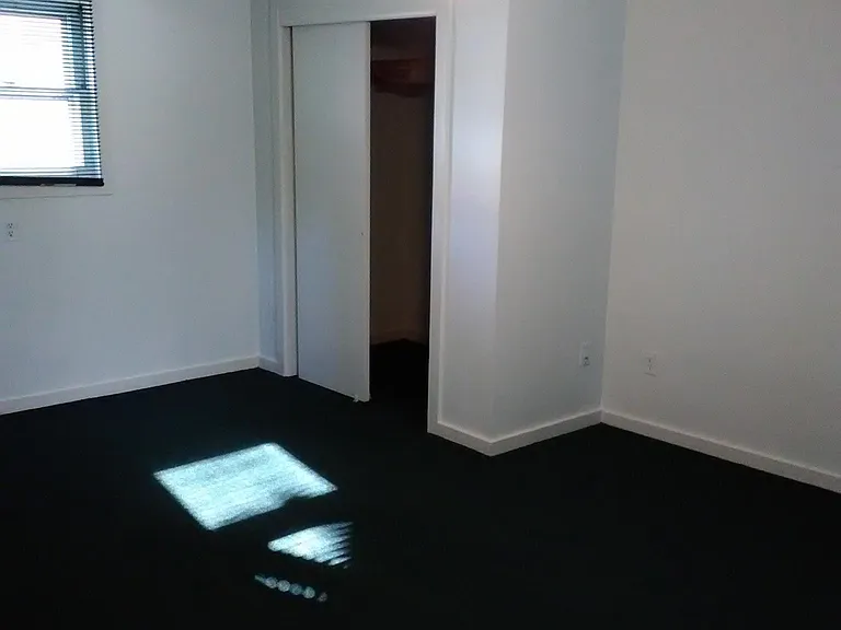 Living room closet open