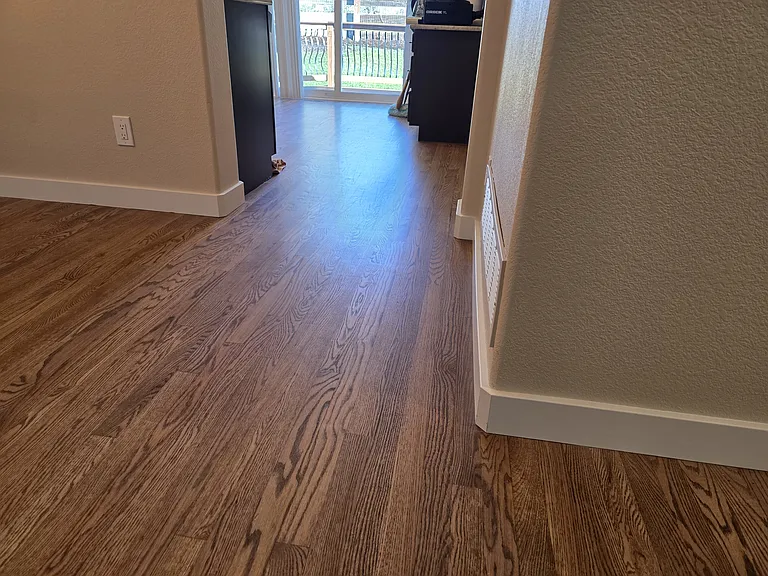 Hall - view of wood floors