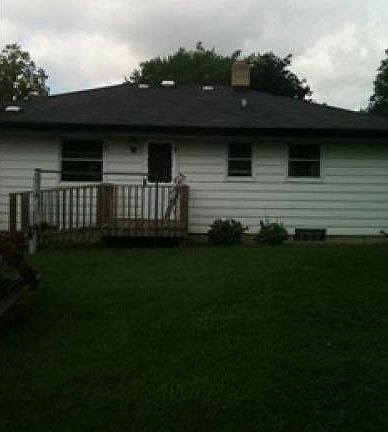 back view of the home