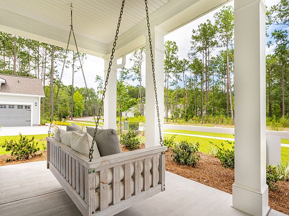 Relax on your front porch swing in the afternoons.