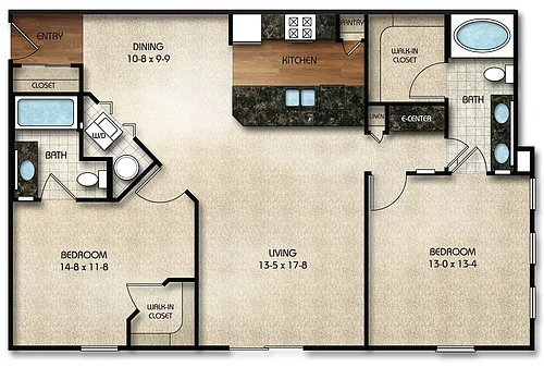Floor plan Manhattan II
