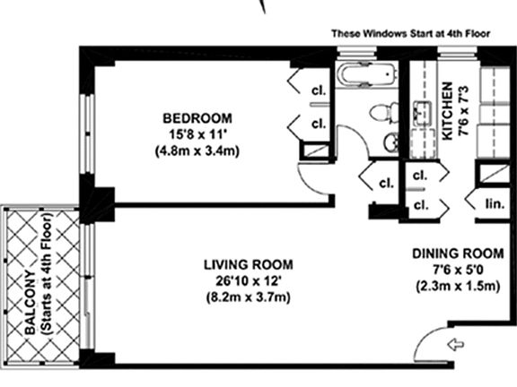 2nd image of 230 W 55th St APT 23F