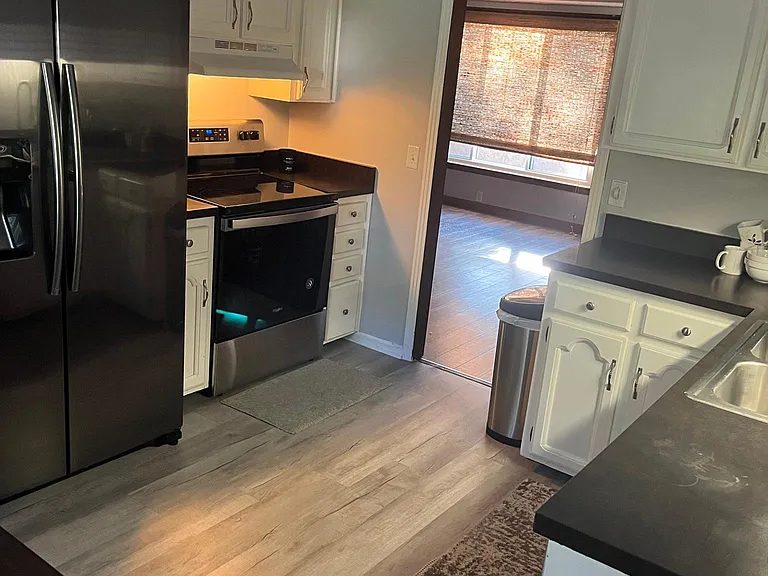 Kitchen appliances less than two years old.