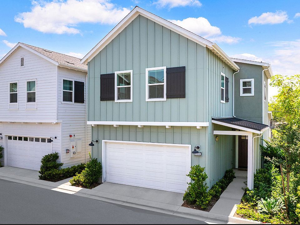Front of home with two car garage