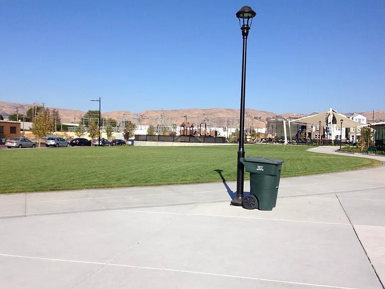 park across the street