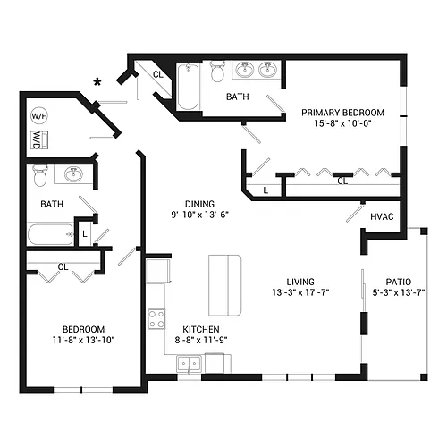 Floor plan Delevan