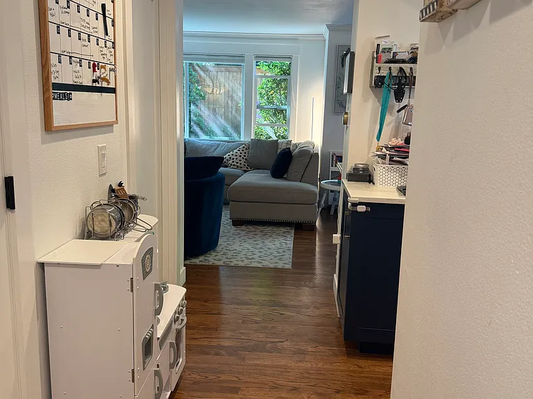 Entryway into the kitchen.