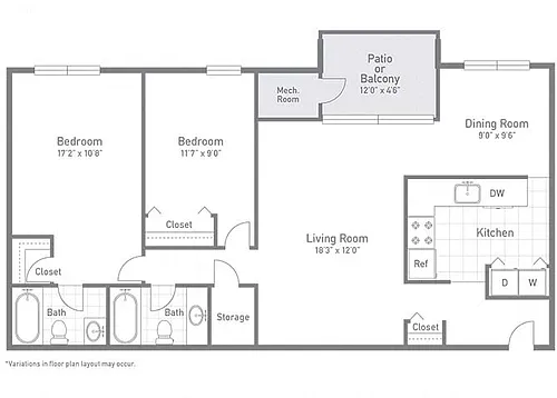 Floor plan The Elm