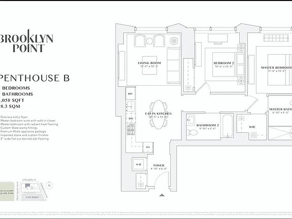 2nd image of 1 City Point APT 68B