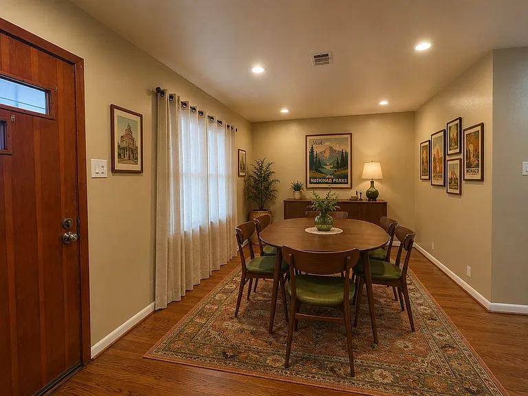 *Virtually Staged Dining Area