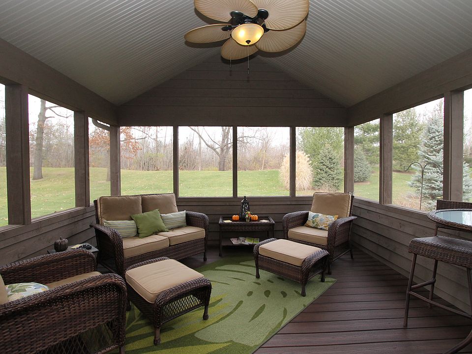 We just added this beautiful 16'x16' three season room a few months ago. A bea