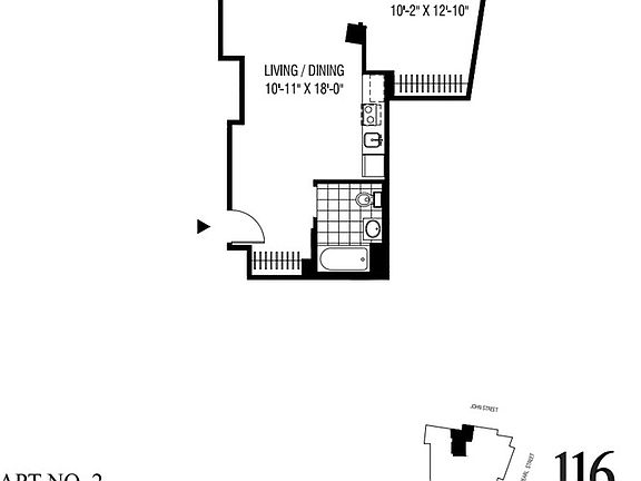 2nd image of 116 John St APT 3002