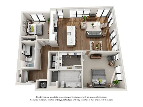 Floor plan B3