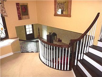 Sophisticated turned staircase