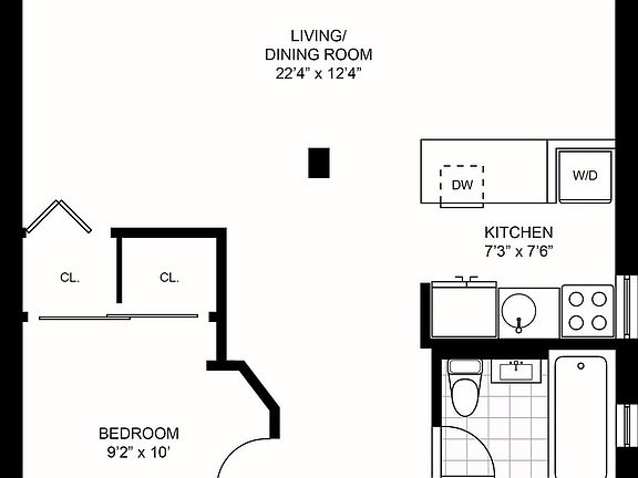 2nd image of 406 W 46th St APT 5C