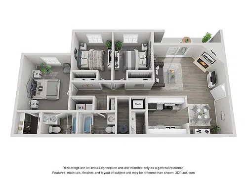 Floor plan 3X2 SEMI