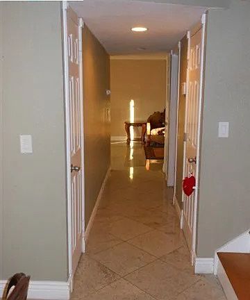 Downstairs hallway