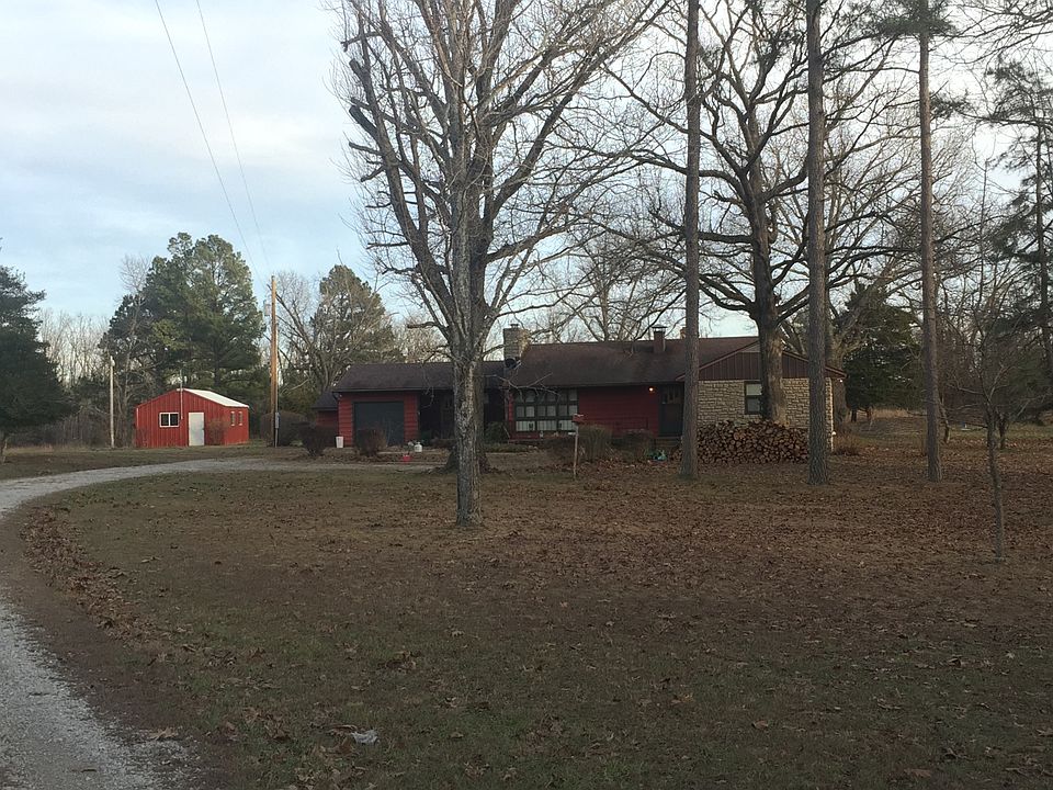 Looking east toward house