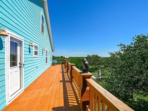 The wraparound porch gives you views from both sides.