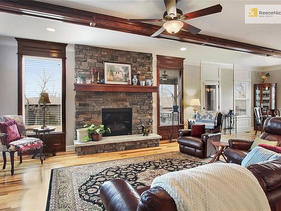 Centerpiece Of This Warm & Inviting Living Area  - Gas Log Fireplace, With Blower