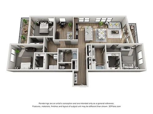 Floor plan Olympus