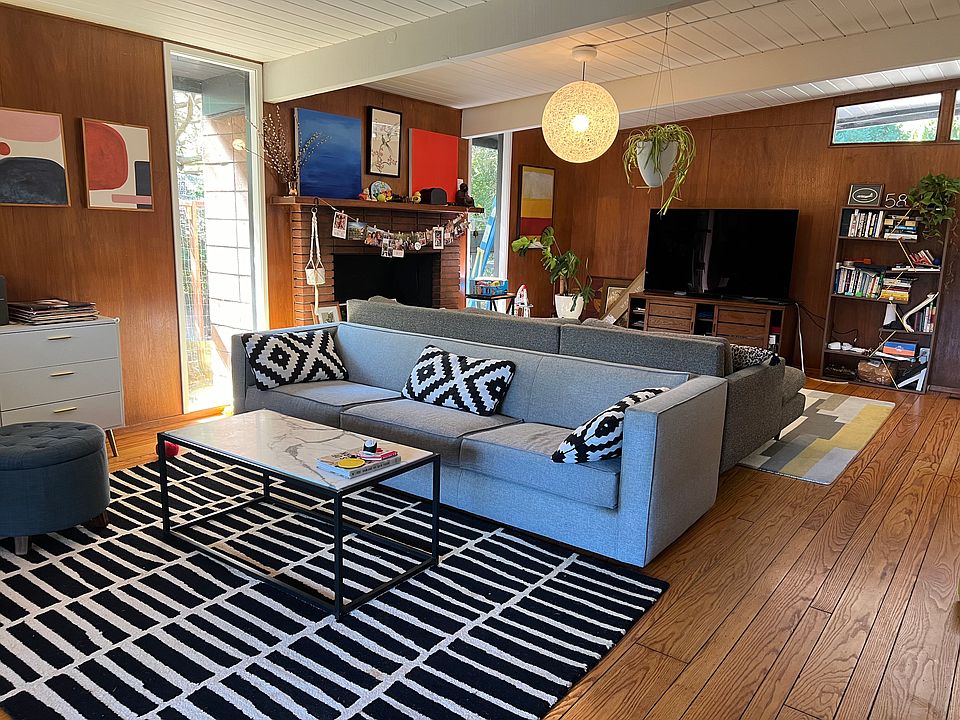 Living room and family room
