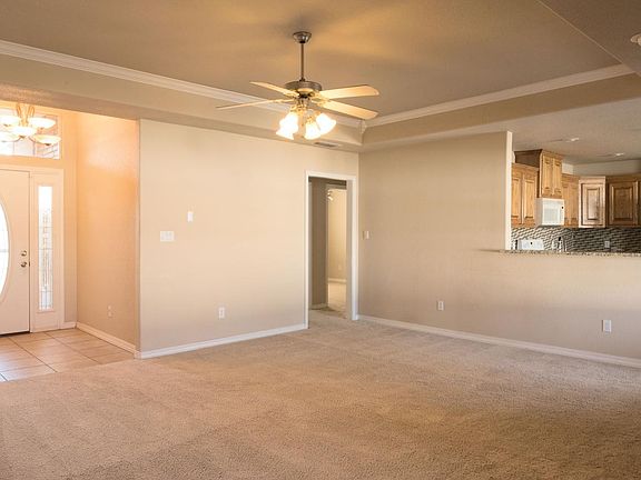 Family room looking into Kitchen