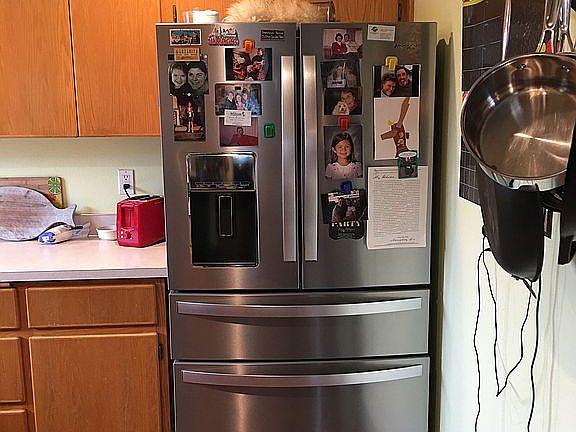 New (used 2017) fridge