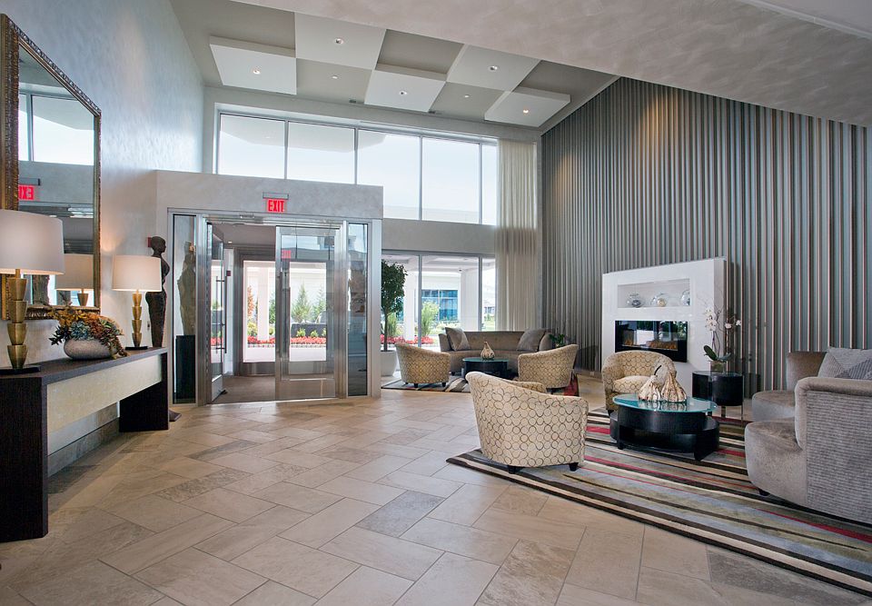 Dramatic Double-Height Lobby