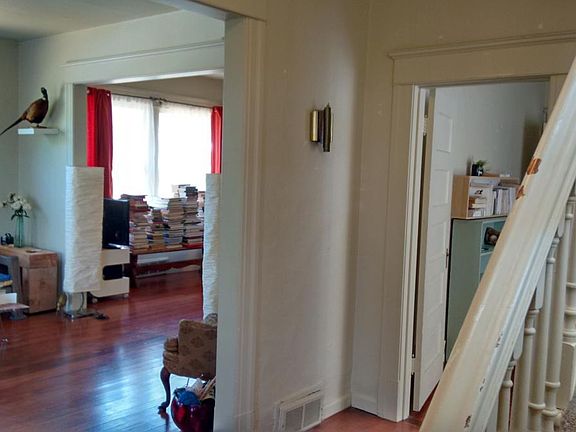 Entryway and living room