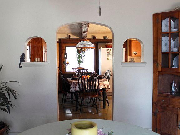 kitchen into dining room