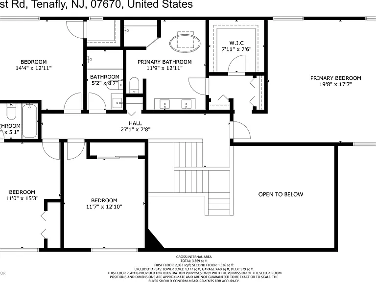 2ed Floor Layout