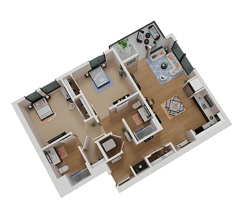 Floor plan B3B