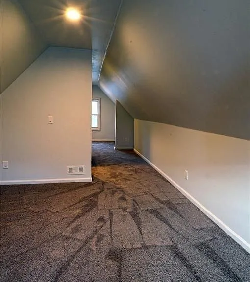 finished attic w half bath