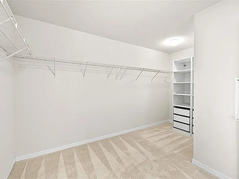 Master walk in closet